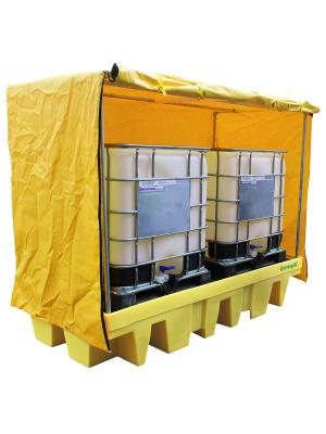 Double IBC Soft-top Spill Pallet Image
