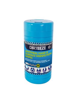 Antiviral Hand & Surface wipes Jumbo tub 200 sheets 20 x 20cm Image