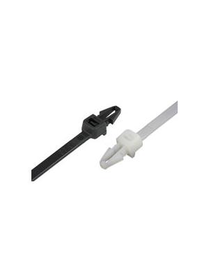 Push Mounted Cable Ties Natural (Pack of 100) Image