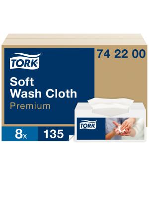 Soft Wash Cloth White Image