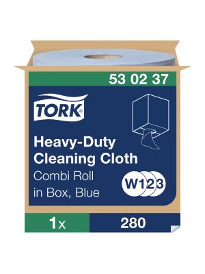 Heavy-Duty Cleaning Cloth Blue W1/2/3 Image