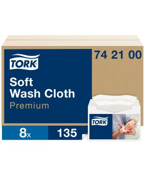 Tork Soft Wash Cloth White Image
