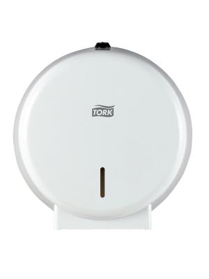 Mini Jumbo Toilet Paper Dispenser White T2 Image