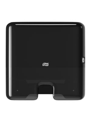 Xpress® Multifold Mini Hand Towel Dispenser Black H2 Image