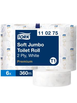 Soft Jumbo Toilet Paper Roll White T1 Image