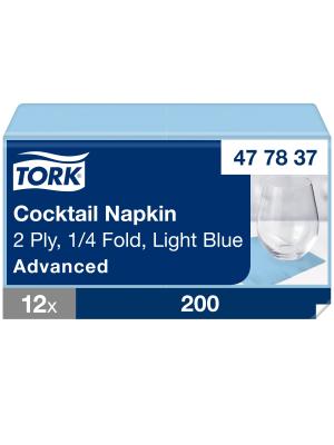 Light Blue Cocktail Napkin Image
