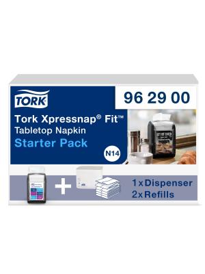 Xpressnap Fit® Tabletop Napkin Dispenser Starter Pack Black N14 Image