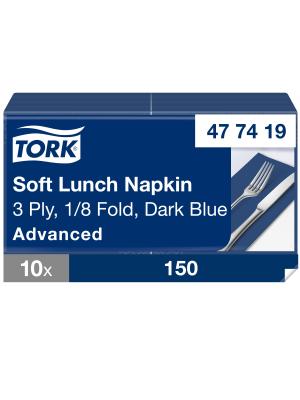 Dark Blue Soft Lunch Napkin Image