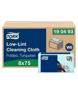 Low-Lint Cleaning Cloth Turquoise W8 Image