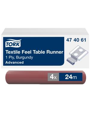 Burgundy Textured Table Runner Image