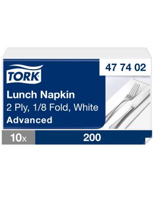 White Soft Lunch Napkin Image