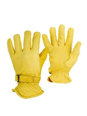 Lined Driver Gloves Yellow Size 10 - PK 6 Image
