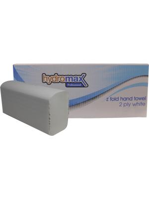 White Embossed Z-Fold Hand Towels Image